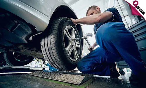 Car Wheel Alignment and Brake Pads Cleaning & Adjusting!